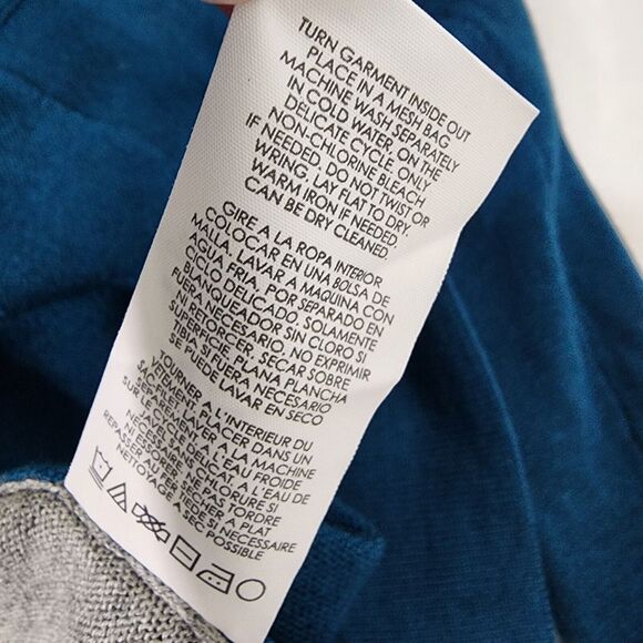 CAbi Cardigan Women’s Medium Ever Moroccan Blue Snap Button Front V Neck 3368 - Picture 8 of 8